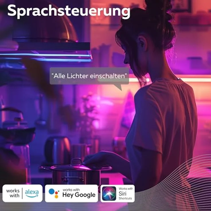CALEX Smart LED Spot GU10 PAR16, RGB-Farben & kalt- bis warmweiß, dimmbar, WLAN App- & Sprachsteuerung – Bild 4