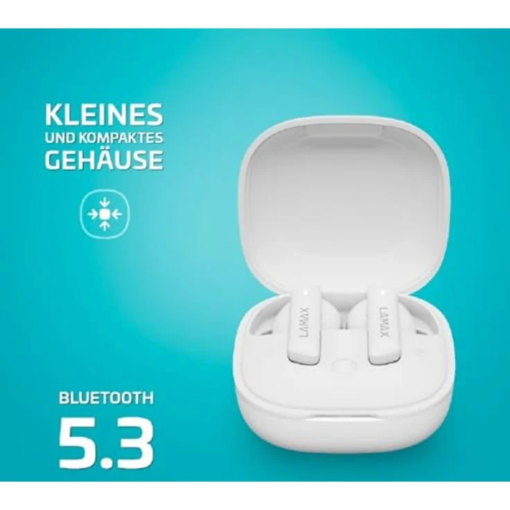 Lamax Clips1 ANC White, Kabellose Kopfhörer mit ANC und bis zu 44 Stunden Akkulaufzeit – Bild 4