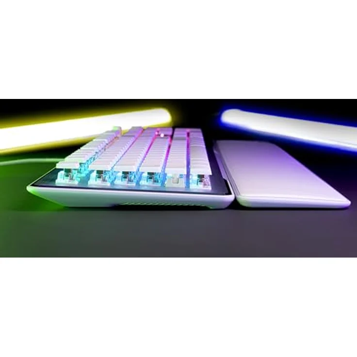 Turtle Beach Vulcan II, Mechanische PC Gaming-Tastatur mit Tactile TITAN II Schaltern, RGB-LED, abnehmbarer Handballenauflage, kabelgebunden, AZERTY, Weiß – Bild 10