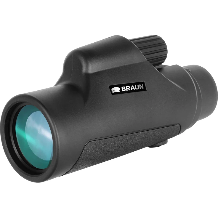 Braun Photo Monocular 8x42, Lichtstarkes und wasserdichtes Fernglas für Naturbeobachtung und Sportevents
