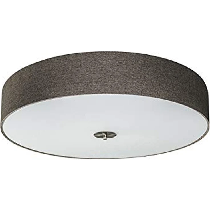 Qazqa Modern Land Deckenleuchte in taupe 70 cm - Trommel Jute - LED geeignet E27 - Preisvergleich – Bild 5