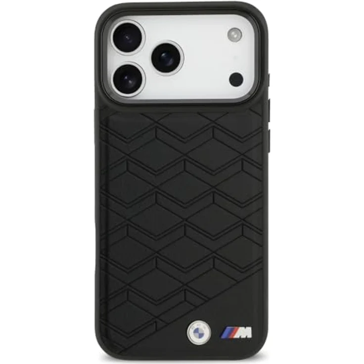 CG MOBILE BMW M-förmiges Logo, kompatible MagSafe Hülle für iPhone 17 Pro Max, Schwarz, Hartschale aus Kunstleder/Polycarbonat/TPU – Bild 3