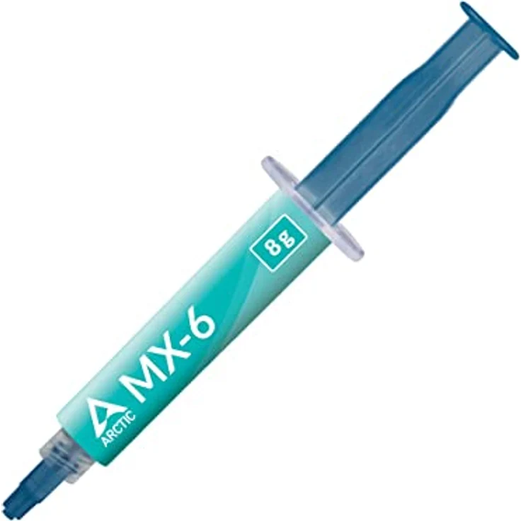 ARCTIC MX-6 (8 g) - Ultimate Performance Wärmeleitpaste für CPU, Konsolen, Grafikkarten, Laptops, sehr hohe Wärmeleitfähigkeit, Lange Haltbarkeit, Nicht leitend, Nicht kapazitiv – Bild 1