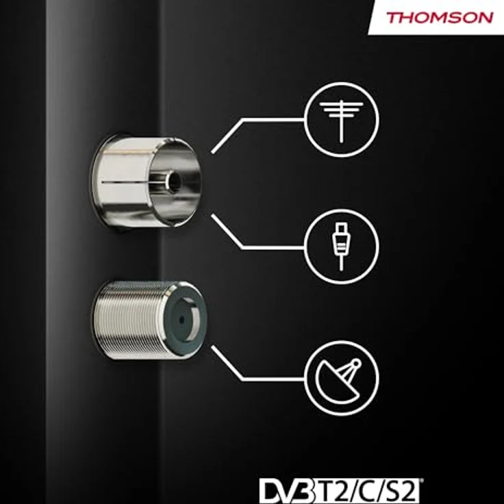 Thomson 50QG7C14, 50 Zoll 4K Ultra HD Smart-TV mit QLED Pro, Dolby Vision, Dolby Atmos, WLAN, schwarz – Bild 6