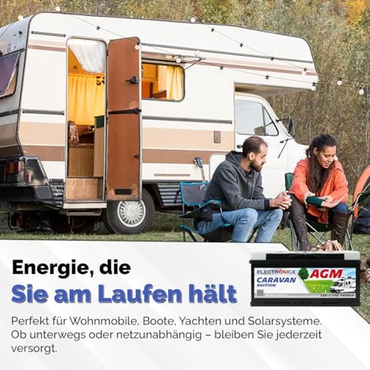 Electronicx AGM-Batterie Caravan Edition V2, 140 Ah 12 V für Wohnmobile und Boote, wartungsfrei und langlebig – Bild 5