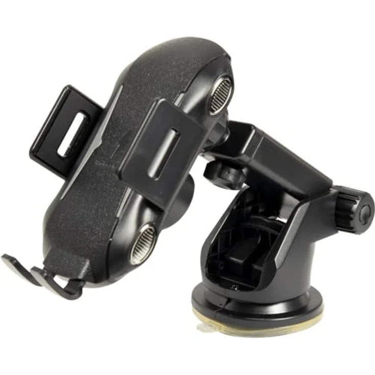 Inter-Tech MTH-100 Kfz-Schnellladegerät 10W Qi Wireless, schwarz, kompakt und leicht (105 g) – Bild 2