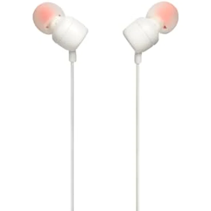 JBL TUNE 160, In-ear Kopfhörer mit JBL Pure Bass Sound und 3-Tasten-Fernbedienung, Weiß – Bild 3