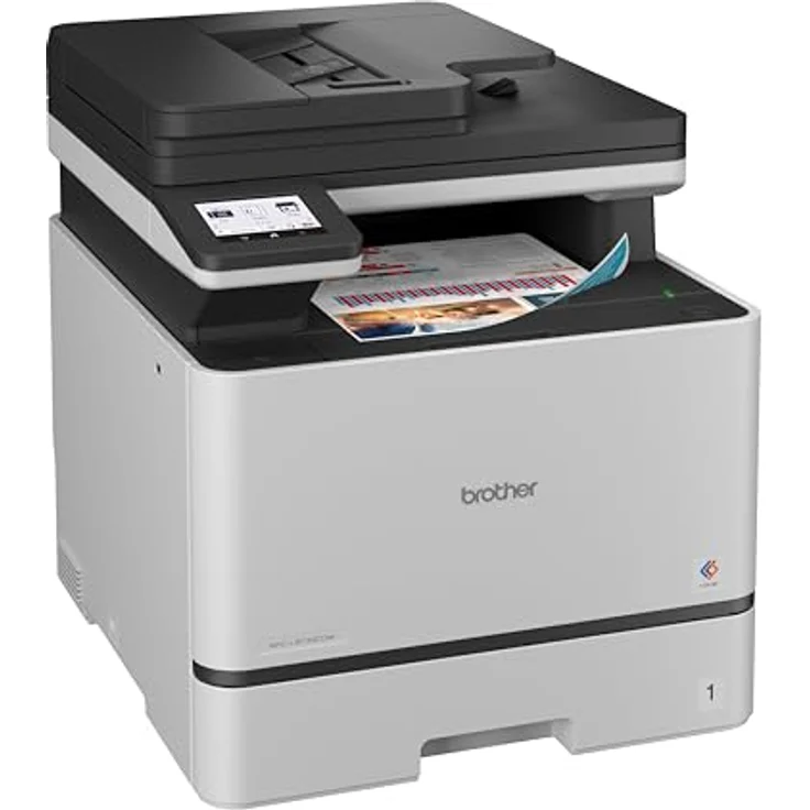 Brother MFC-L8730CDW, Multifunktions-Laserdrucker A4, 31 ppm, Duplex, WiFi, 2400 x 600 DPI, Farb-Touchscreen, bis zu 3000 Seiten schwarz-weiß – Bild 1
