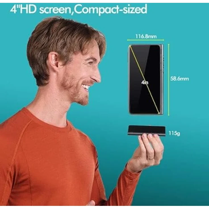 Timekettle Fluentalk T1 Handheld-Übersetzer (3 GB), Diktiergerät, Grau – Bild 5