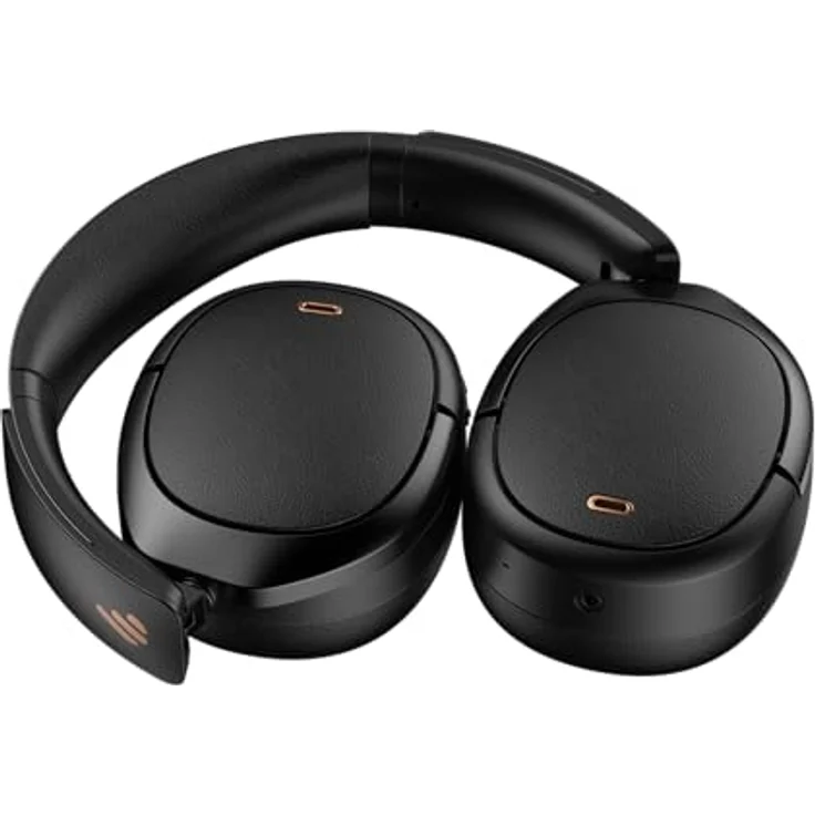 Edifier WH950NB (ANC, 34 h, Kabellos) Kopfhörer, Schwarz - Hi-Res Audio, 4-Mikrofon-ENC-Technologie, Edifier Connect App – Bild 3