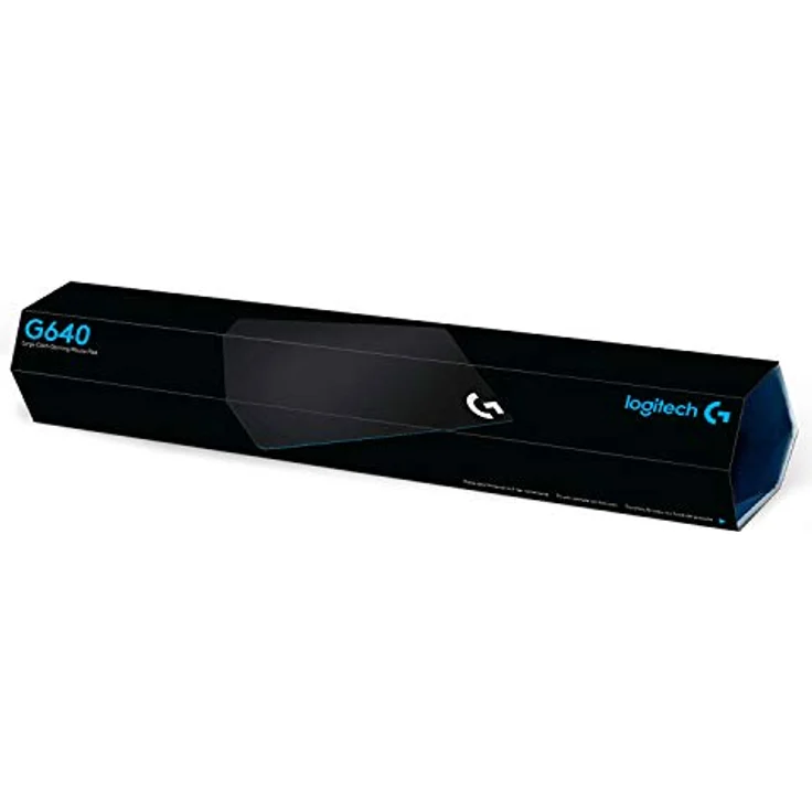 Logitech G640 Gaming Mauspad aus Stoff, 460x400 mm, 3mm flaches Profil, Geringe Oberflächenreibung, Gleichmäßige Oberflächenstruktur, Gummiunterlage, Zusammenrollbar – Bild 6