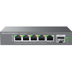 Grandstream GWN7700MP, unmanaged Netzwerk Switch mit 6 Ports, 2,5 Gbit/s, 4 PoE-Ports & SFP+-Unterstützung