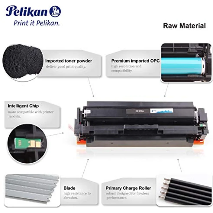 Pelikan 410A (BK), Toner mit exakter Farbwiedergabe, schwarz – Bild 6