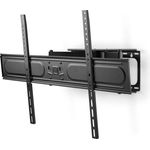 One for All TV Wandhalterung WM 4960, vollbeweglich für 42-120 Zoll, 75 kg Tragkraft, schwenkbar bis 120°, neigbar bis 20°, Schwarz