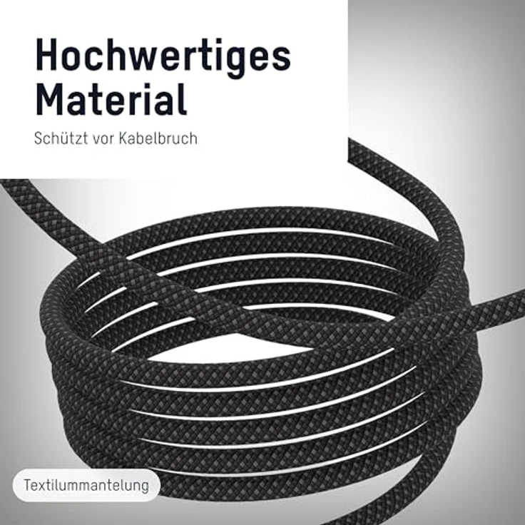 ANSMANN USB C Kabel, magnetisches Schnellladekabel 60W, 120cm für iPhone 15/16 Pro, Samsung, Android, Huawei, mit Schnellladefunktion und Magnetverschluss – Bild 3