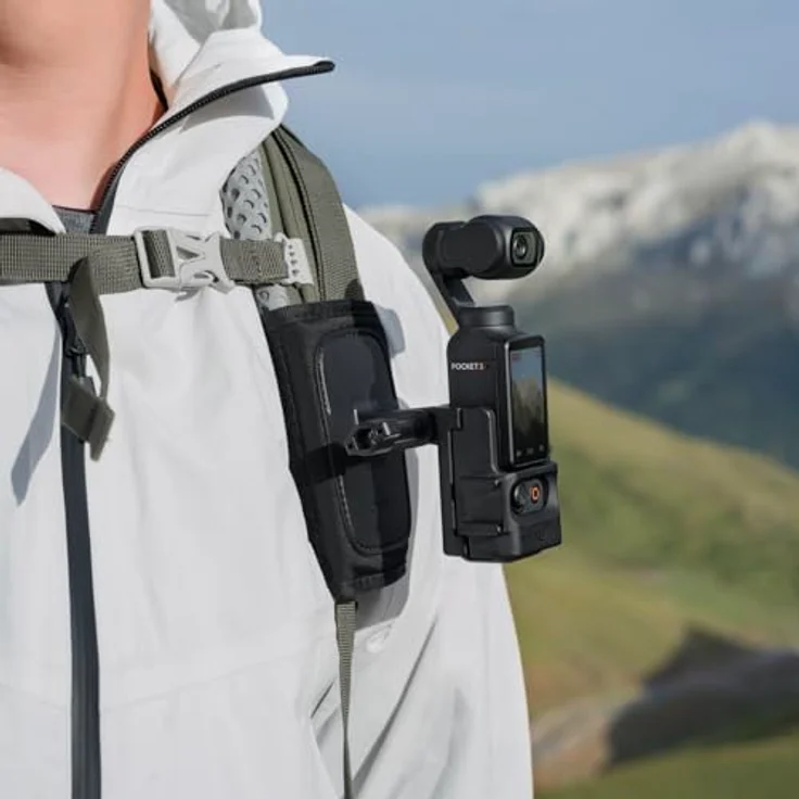 DJI Osmo Pocket 3 Erweiterungsadapter, Zubehörschuh und Action-Kamera-Anschluss mit magnetischem Design und Polarizer-Filter – Bild 5