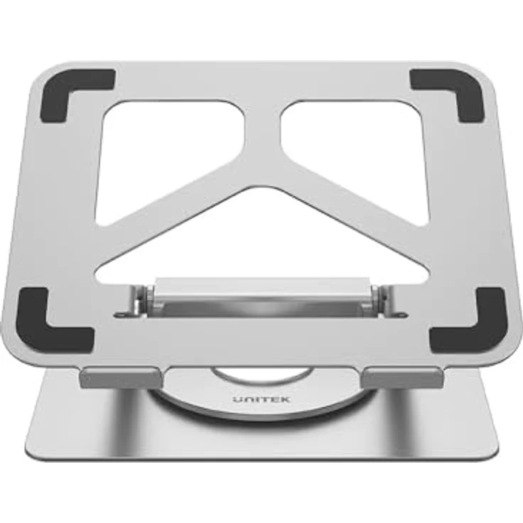 UNITEK D1109A Laptop-Ständer, 360° drehbar, mit USB-C-Hub/Dockingstation (2 x USB 3.0 + HDMI 2.0 + Gigabit Ethernet + PD100W), Space Gray – Bild 3