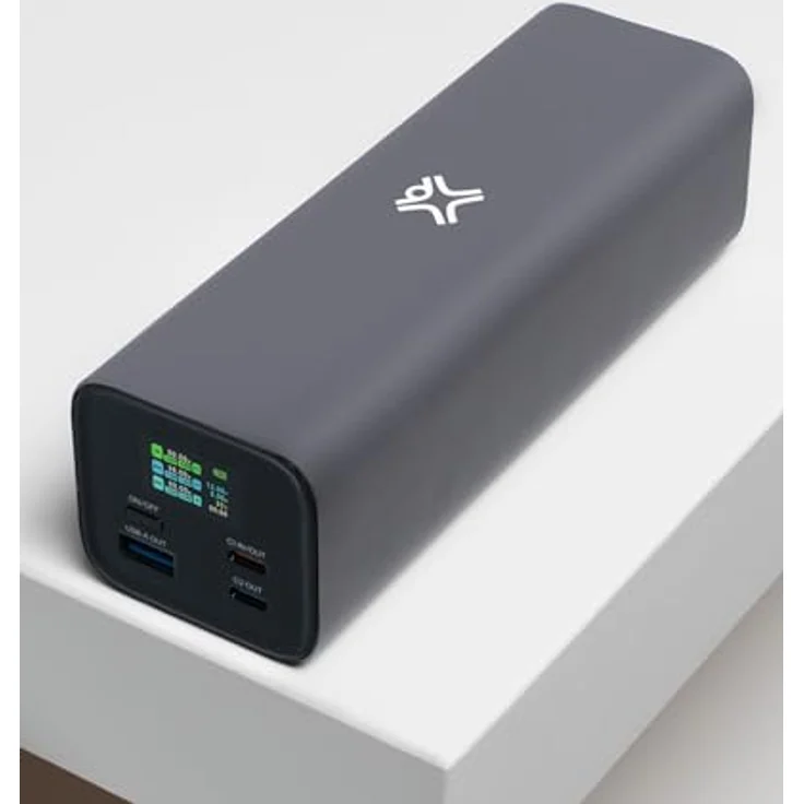 XtremeMac X-Power Max Powerbank 140W, 27.000mAh - USB-C PD 3.1 Schnellladefunktion, Ideal für MacBook Pro, iPad, Laptop & Smartphone, mit Display und 3 Ausgängen - Schwarz – Bild 5