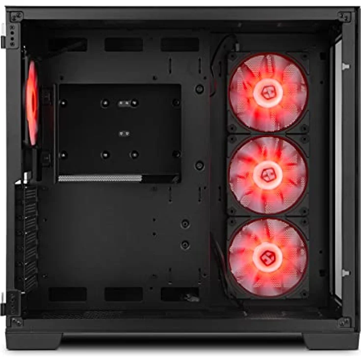 NOX Hummer Astra ARGB, Midi Tower PC-Gehäuse mit gehärtetem Glas, 4 Lüfter, USB 3.0, Schwarz – Bild 5