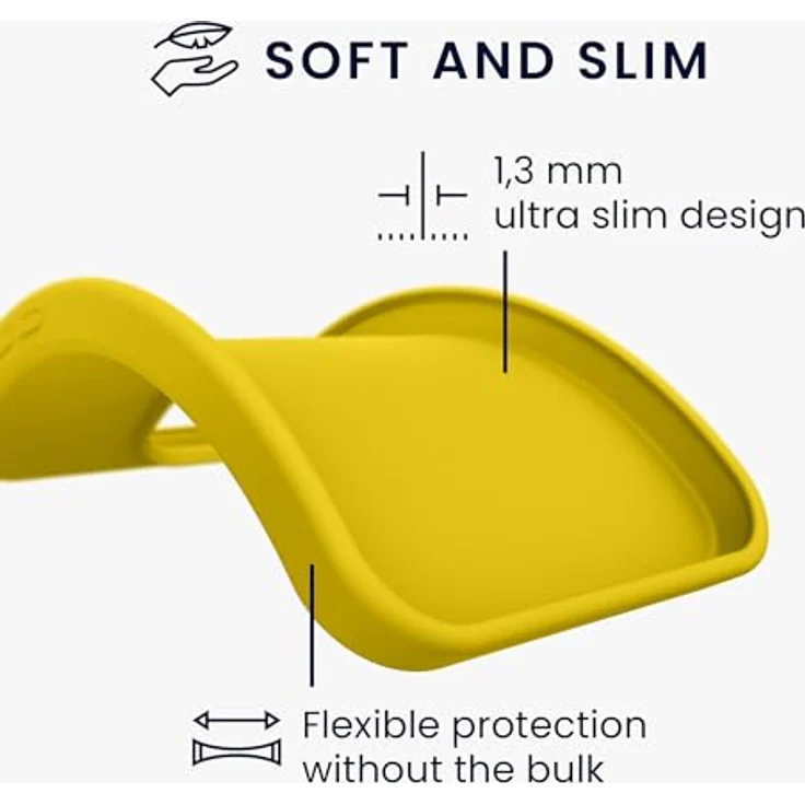 kwmobile Hülle für Samsung Galaxy A27 5G, TPU Case in Strahlend Gelb, flexible Schutzhülle mit kabellosem Laden und rutschfester Gummierung – Bild 5
