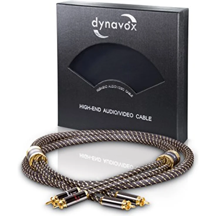 Dynavox Black Line Cinchkabel Stereo 1,5 m – Bild 4