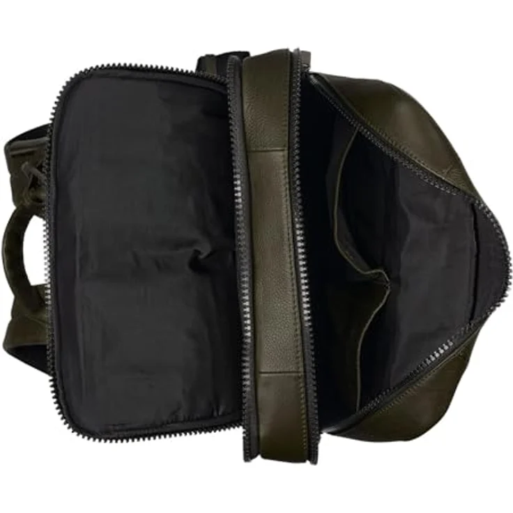 Burkely Minimal Mason Rucksack für Damen und Herren aus genarbtem Savage-Leder, One Size, für Business und Notebook – Bild 4