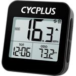 CYCPLUS G1 GPS Fahrradcomputer Drahtloser Fahrradtacho IPX6 Wasserdichter Kilometerzähler - Schwarz