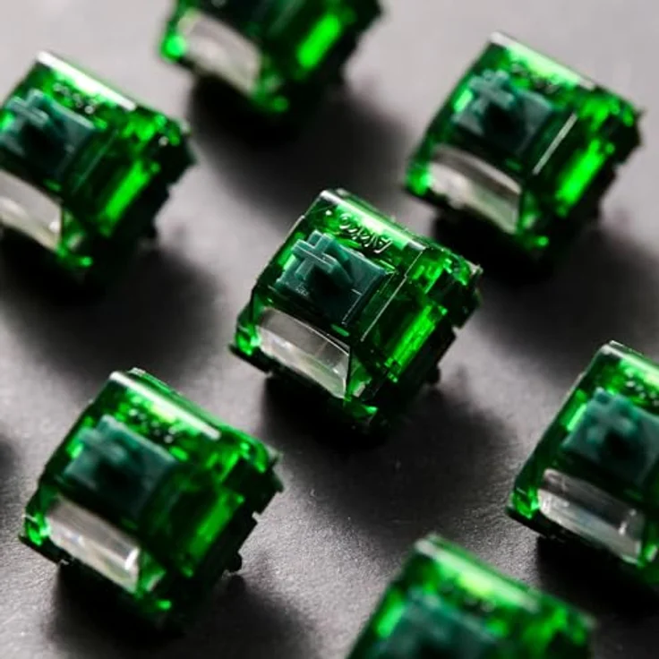 Akko Monsgeek Green Fog Switch, mechanisch, 3-Pin, linear, MX-Stem, 60g - 45 Stück - Akko Monsgeek Green Fog Switch, 60g, linear, MX-Stem, 3-Pin - 45 Stück – Bild 6