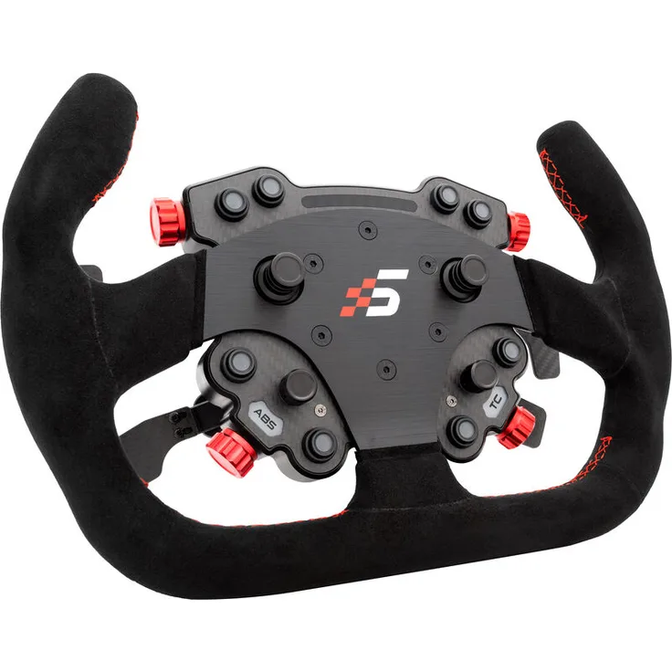 Simagic GTC-C Lenkrad - Alcantara, Racing-Simulatoren Lenkrad aus Kohlefaser und Aluminium, RGB-Tasten