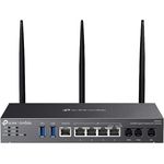 TP-Link Omada DR3650v AX3000 Gigabit Desktop DSL Gateway Router mit Wi-Fi 6, 2 integrierten SIM-Kartensteckplätzen, 5 Gigabit RJ45 Ports