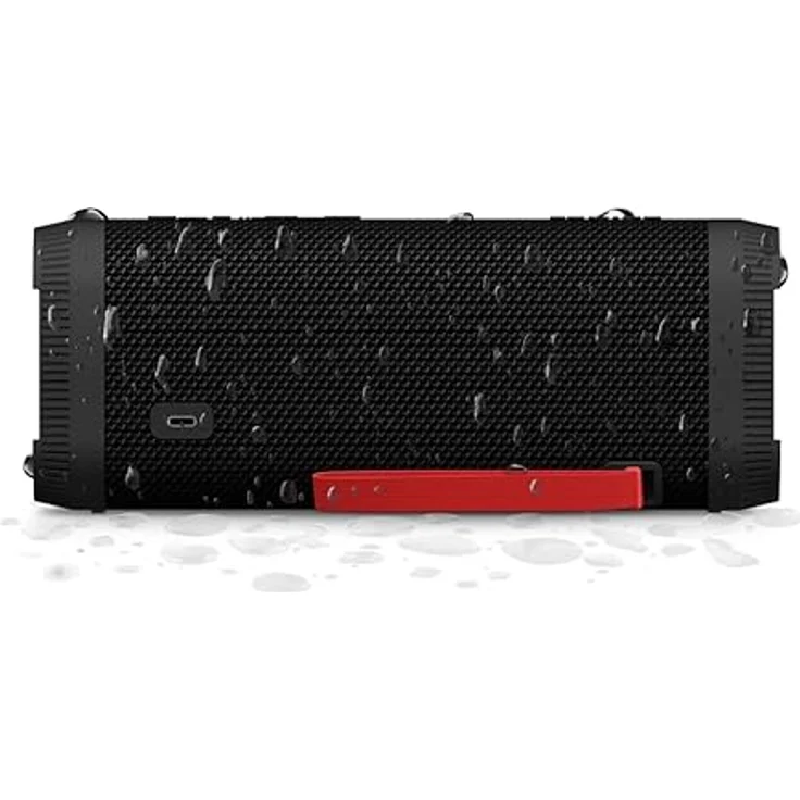 Philips TAS5000EB Kabelloser Bluetooth-Lautsprecher, 70 W, wasserdicht, 24 Stunden Wiedergabe, RGB-LED-Beleuchtung, Schwarz – Bild 3