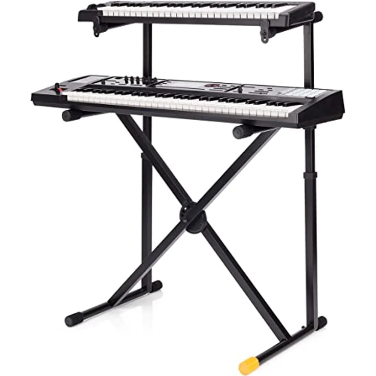 HERCULES Doppelkeyboardständer, EZ-LOK System, X-Style – Bild 4
