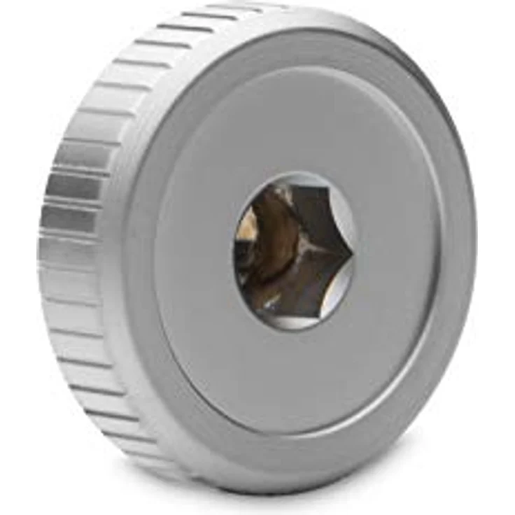 EK EK-Quantum Torque Satin Titanium G1/4 Wasserkühlungsstecker mit Abzeichen – Bild 2