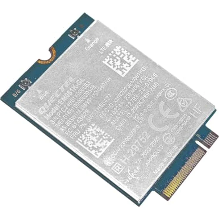 Lenovo ThinkPad Quectel EM061K-GL LTE-A CAT6 M.2 WWAN Modul, bis zu 300 Mbit/s, für T14/T14s/X13 G5/T16 G3/L13/L, Grün – Bild 2