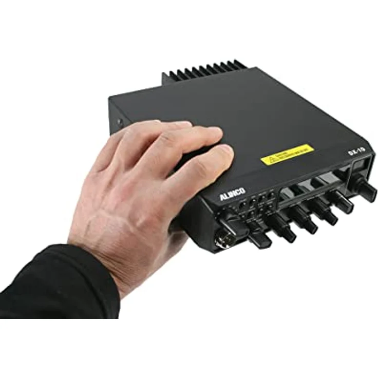 Alinco DX-10, AM/FM/SSB-Radiostation mit 40 programmierbaren Kanälen, Schwarz – Bild 5