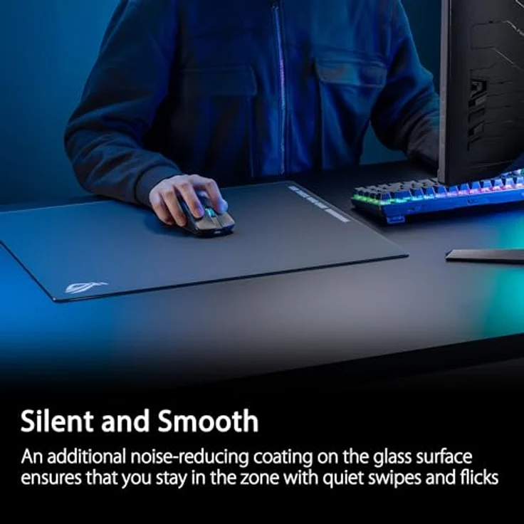 ASUS Moonstone Ace (L), Mausmatte, Schwarz – Bild 5