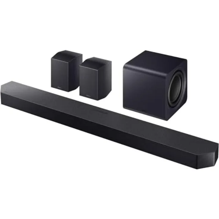 Samsung Soundbar HW-Q990F/ZF 2025, 11.1.4 Kanäle, Dolby Atmos Wireless, Q-Symphony, SpaceFit Sound Pro, kompatibel mit Sprachassistenten