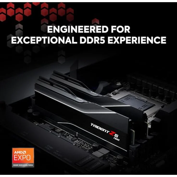 G.Skill Trident Z5 Neo DDR5-6000 C30 DC - 32GB (AMD EXPO) (F5-6000J3038F16GX2-TZ5N) – Bild 3