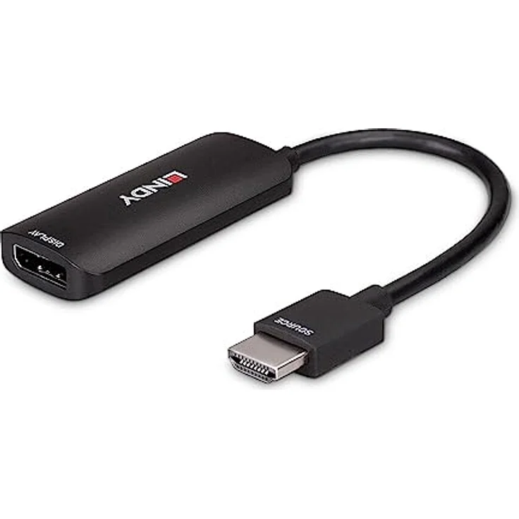 LINDY 38329 HDMI 8K60 auf DisplayPort 1.4 Konverter, unterstützt 8K 7680x4320@60Hz, inkl. USB-Stromversorgung – Bild 3