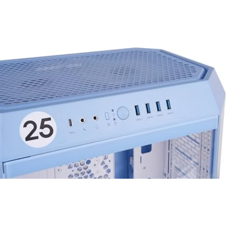 Thermaltake The Tower 600 Mid Tower Chassis | Vertikales Design, Kühlungsunterstützung | Hydrangea Blue – Bild 5