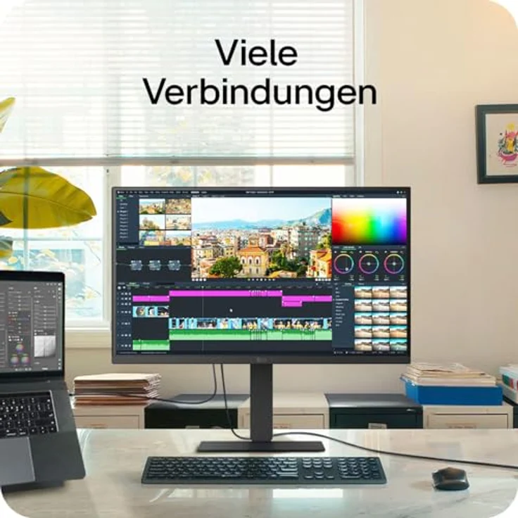 LG Smart Monitor 27U730A-B.AEU, 27" 4K UHD Monitor mit HDR10, IPS, USB-C (90W), Bluetooth, Schwarz – Bild 9