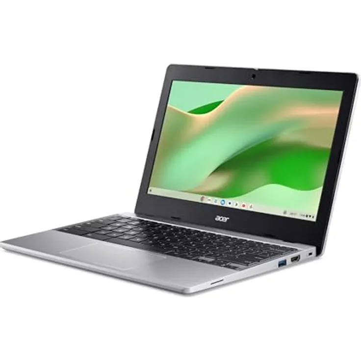 Acer Chromebook 311, 11.6" Notebook mit Intel N100, 4 GB RAM, 64 GB eMMC, Silber, lange Akkulaufzeit bis zu 13 Stunden