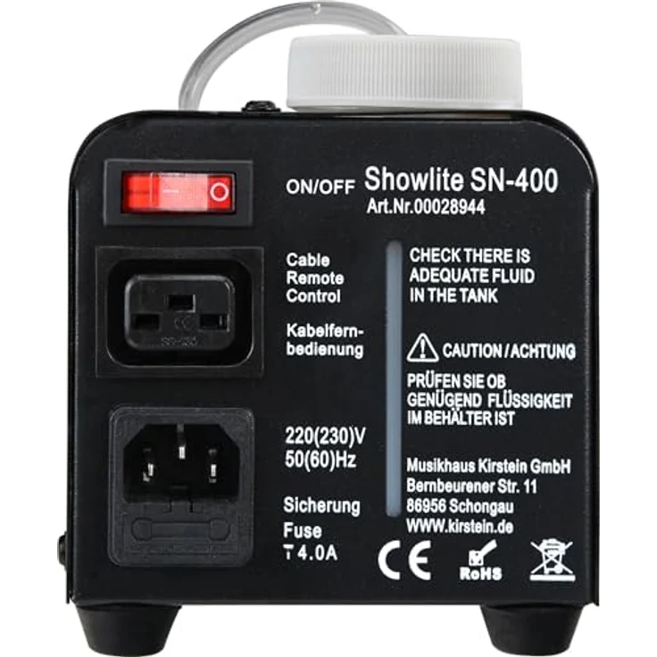 Showlite SN-400 Nebelmaschine – Bild 4