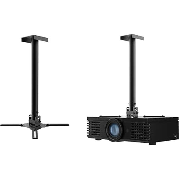 Meliconi 400CE Projektorhalterung Decke, Schwarz, für LCD-/Plasmageräte bis 35 kg, 360° drehbar, VESA 400 x 400 mm – Bild 7