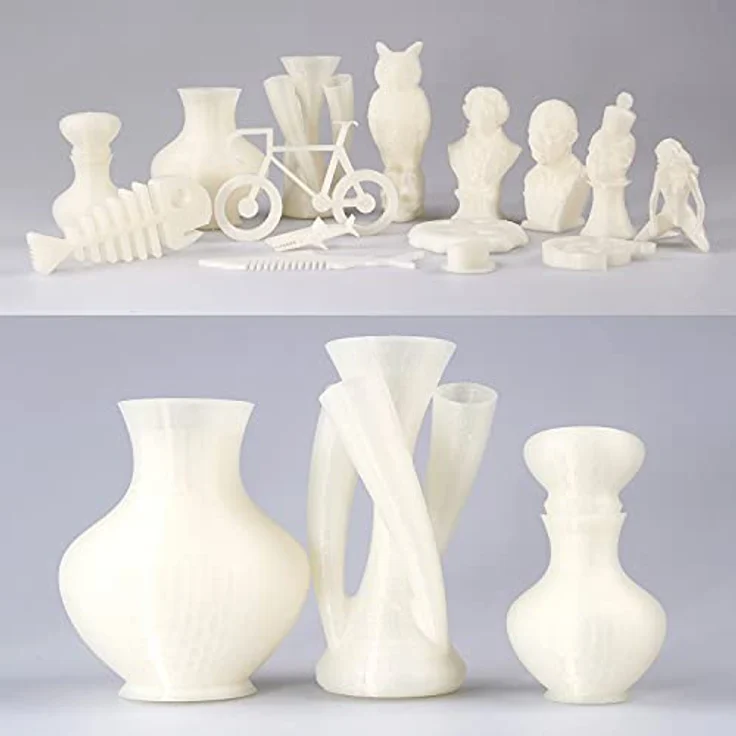 eSUN PA Nylon Filament 1.75mm, Natürlich, 1KG, hohe Zähigkeit, ölbeständig, witterungsbeständig, vakuumversiegelt – Bild 5