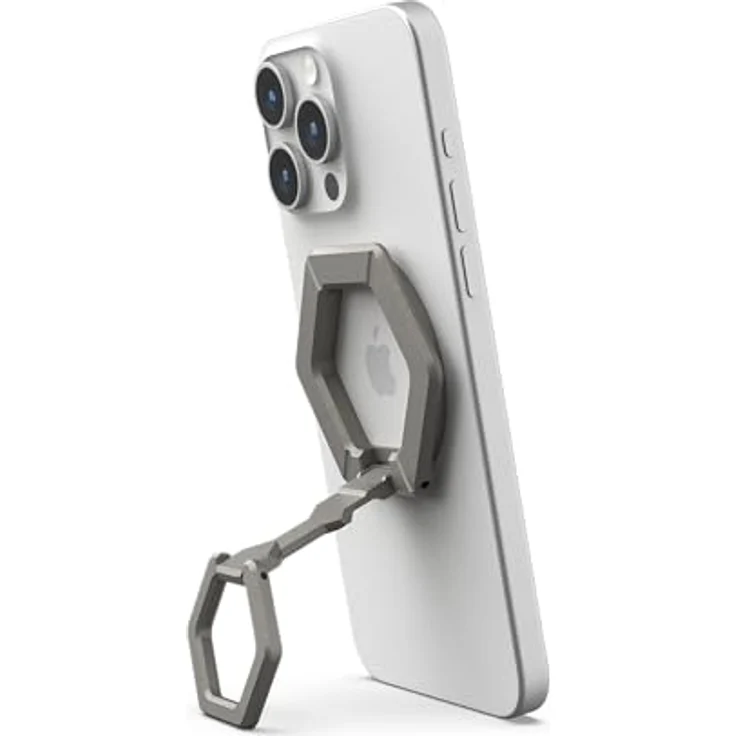 UAG Magnetic Ring Stand, MagSafe-kompatible Smartphone Halterung mit hochfestem Magnet, grau – Bild 7
