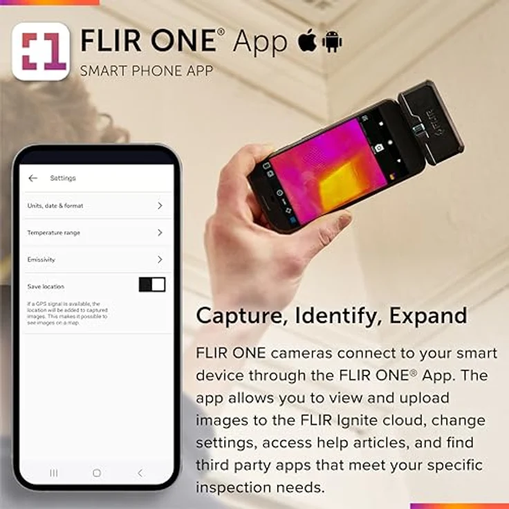 FLIR One Wärmebildkamera für iOS-Geräte Version 3 – Bild 5