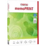 memo Kopierpapier memo Recycling-Kopierpapier 'memoPRINT' 500 Blatt, Blauer Engel zertifiziert, 100% Altpapier, DIN A4, 80 g/m² - Preisvergleich