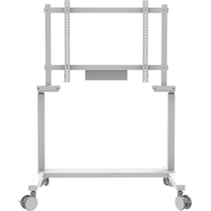 celexon Display Rollwagen Pro Adjust-42100MW - Elektrische Höhenverstellung - für 42" - 100" - Traglast bis 120kg - weiß – Bild 2