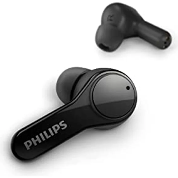 Philips Audio True Wireless Kopfhörer IPX5 Spritzwasser-/Schweißresistent, Bis Zu 26 Stunden Wiedergabe Mit Portabler USB-C Ladetasche, TAT3217BK/00, Schwarz, Einheitsgröße – Bild 5